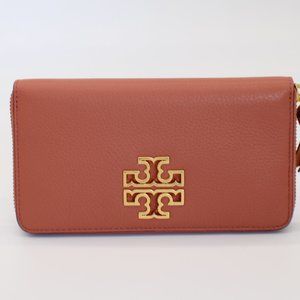 Tory Burch Britten Zip Continental Wallet